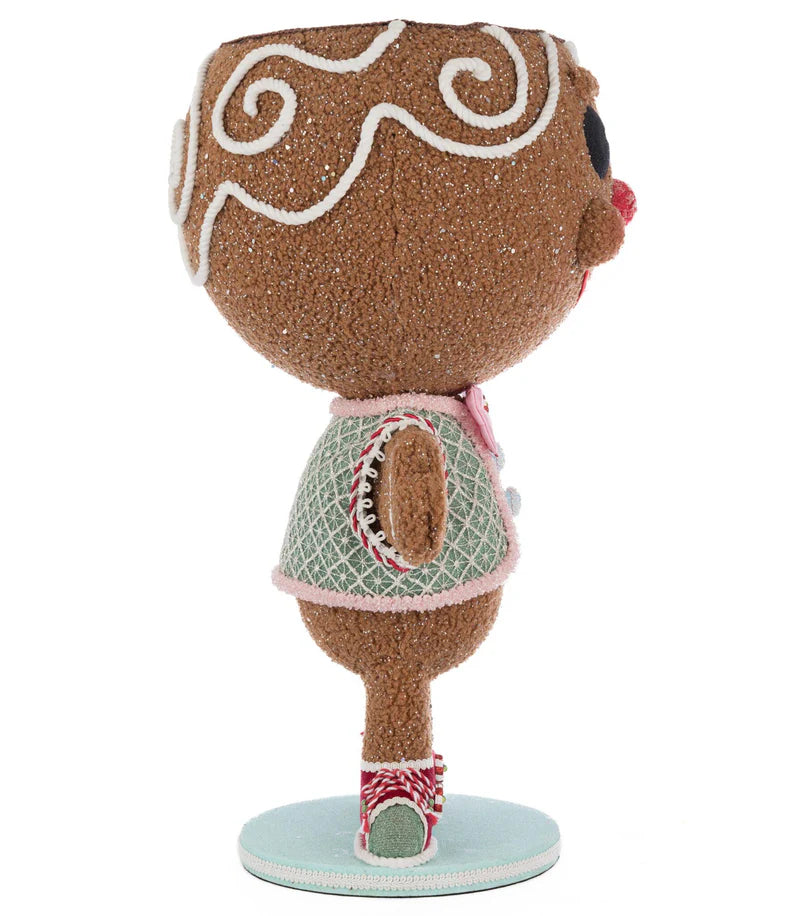 Stick E. Sweet Gingerbread Boy Candy Container