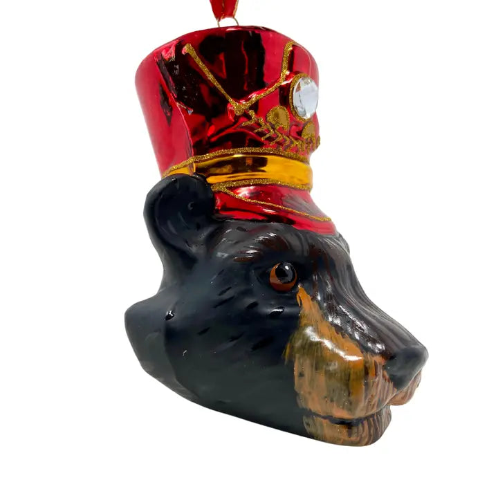 Bear Nutcracker Head Ornament