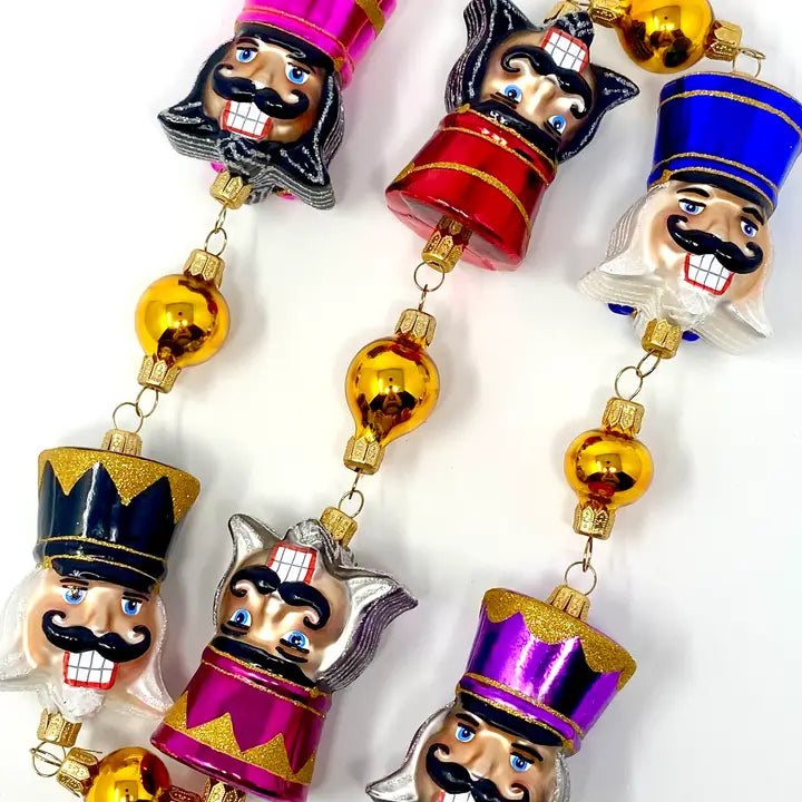 Colorful Broadway Nutcrackers Garland