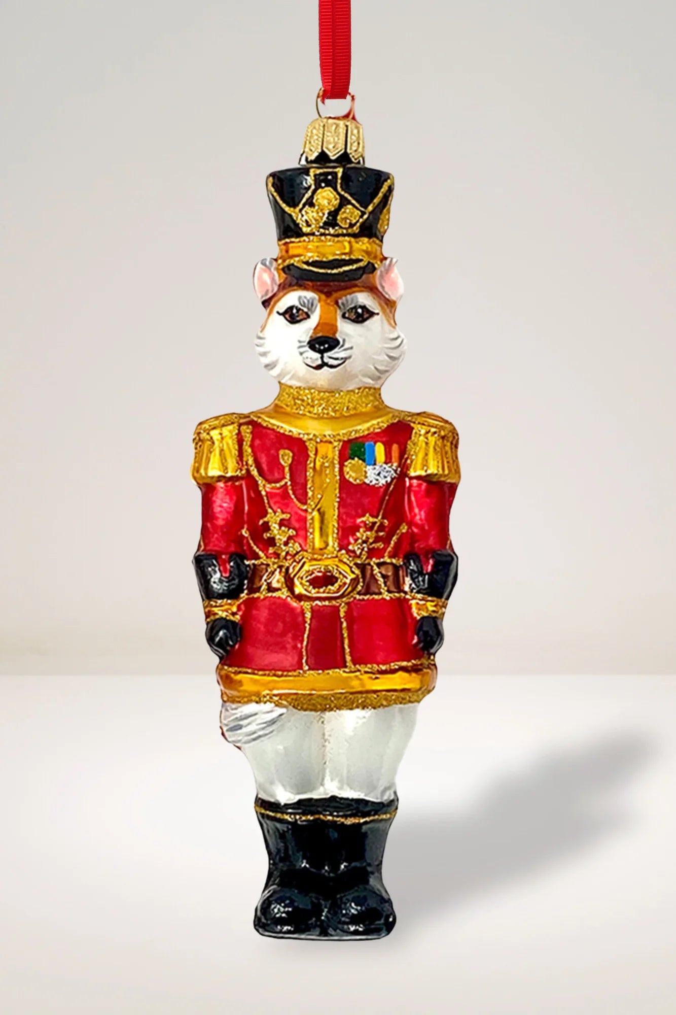 Fox Nutcracker Ornament