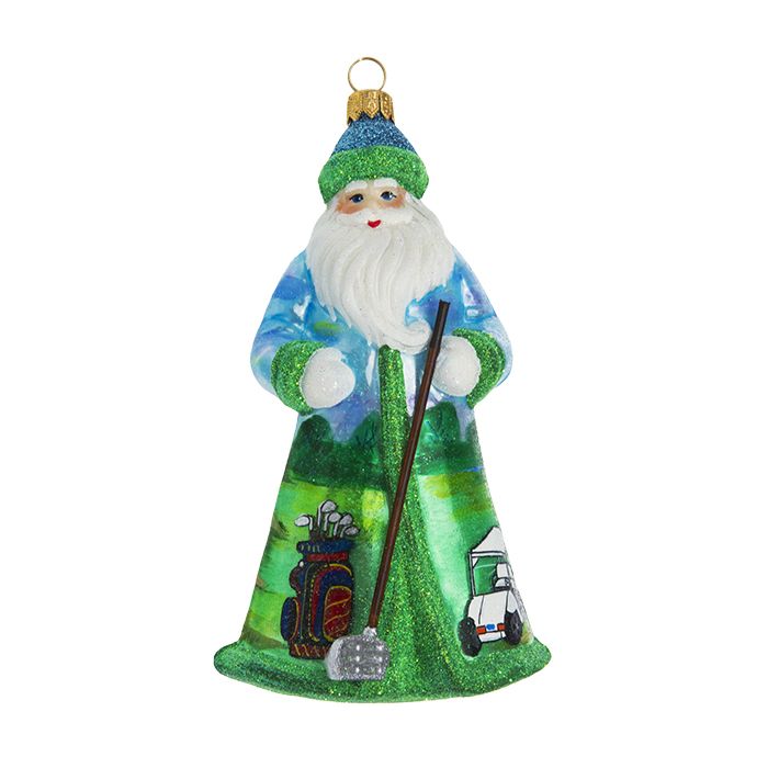 Golfing Glitterazzi Santa