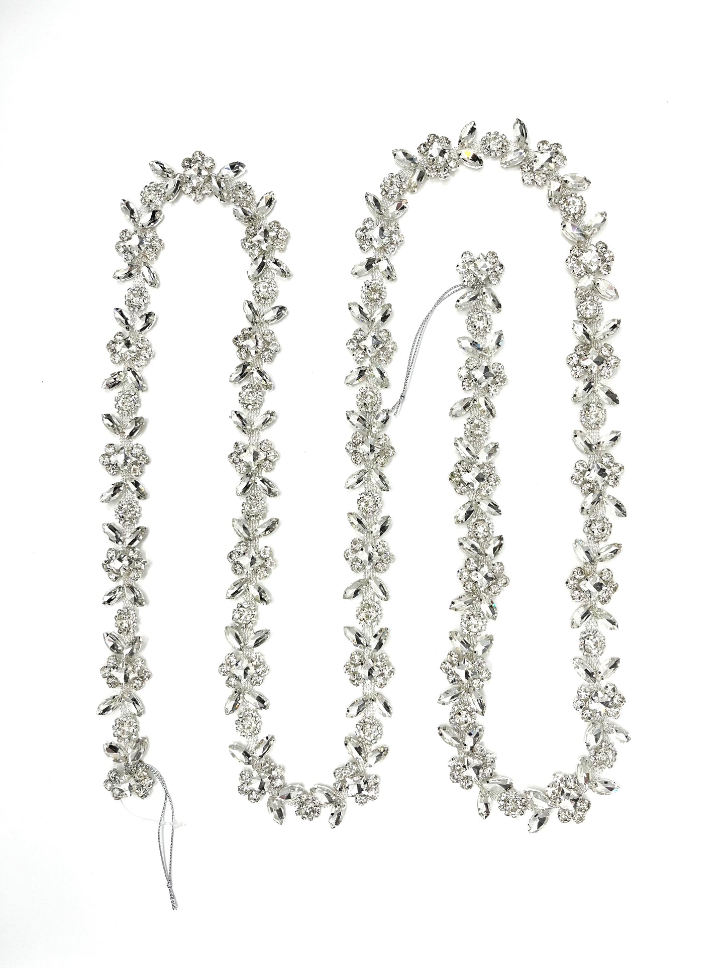Clear Jeweled Garland 6'