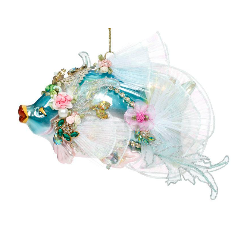 Jewel of the Sea Fish Ornament - Mark Roberts (Blue) Limited Edition
