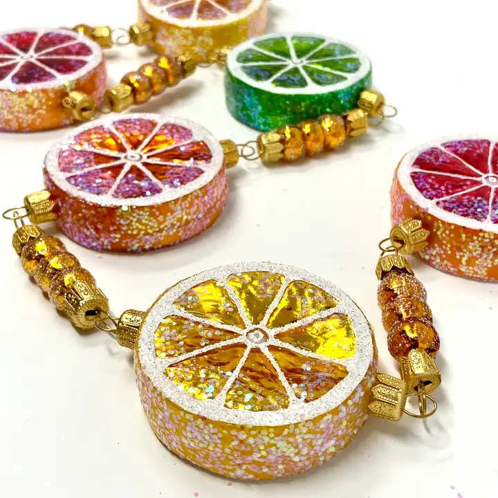 Mixed Fruit Slices Garland