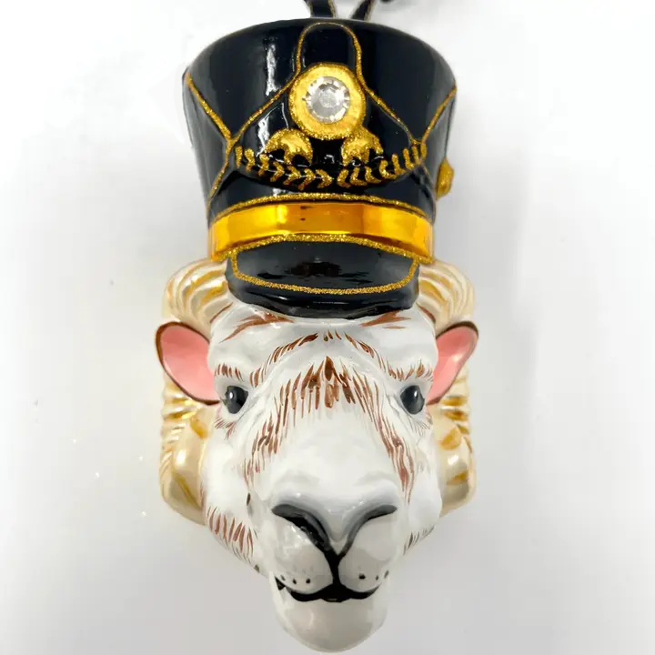 Ram Nutcracker Head Ornament