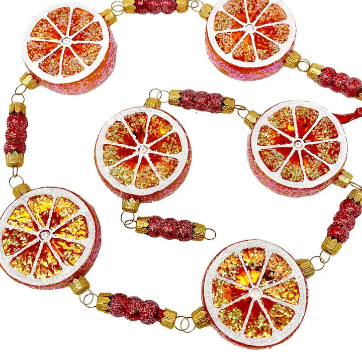 Sicilian Orange Slices Garland