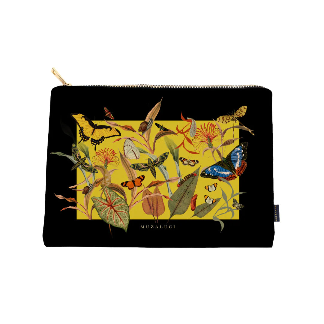 Yellow Butterfly Handbag