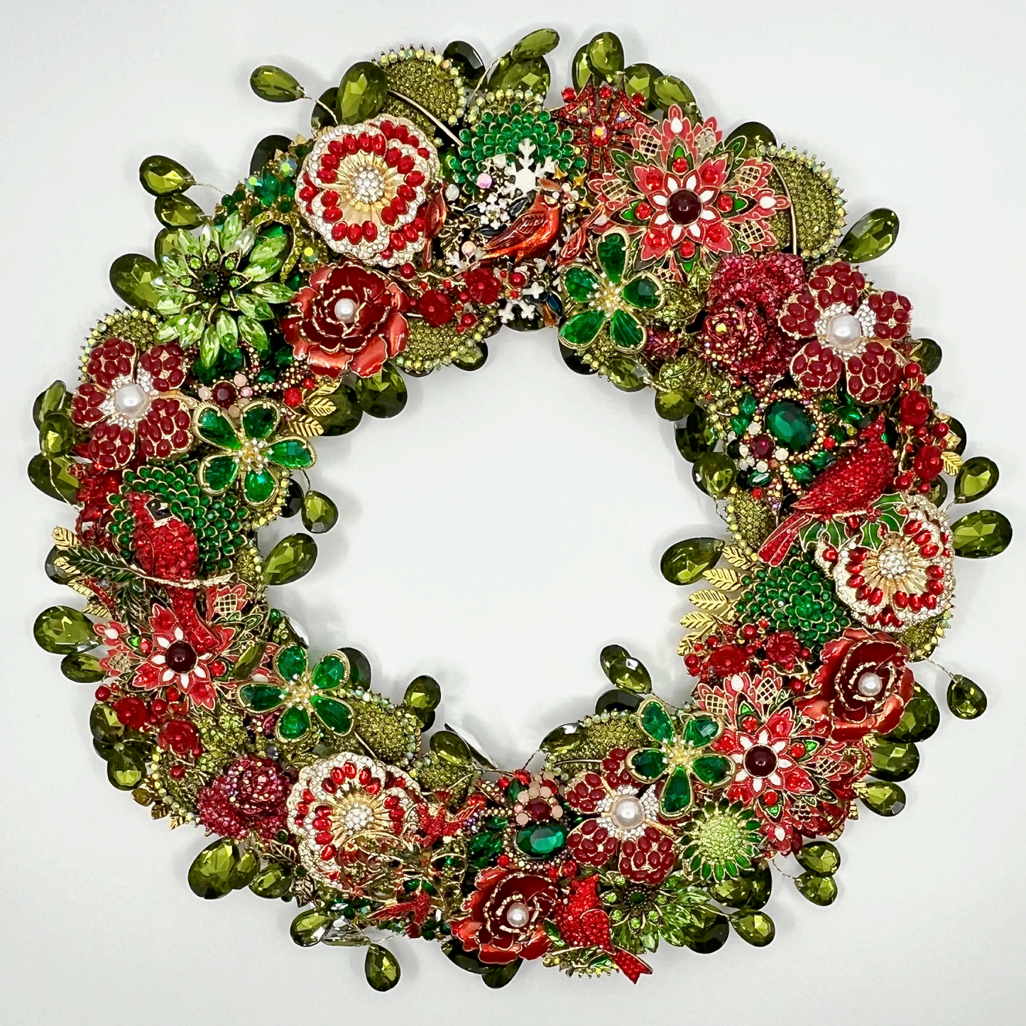 Yuletide Jeweled Wreath