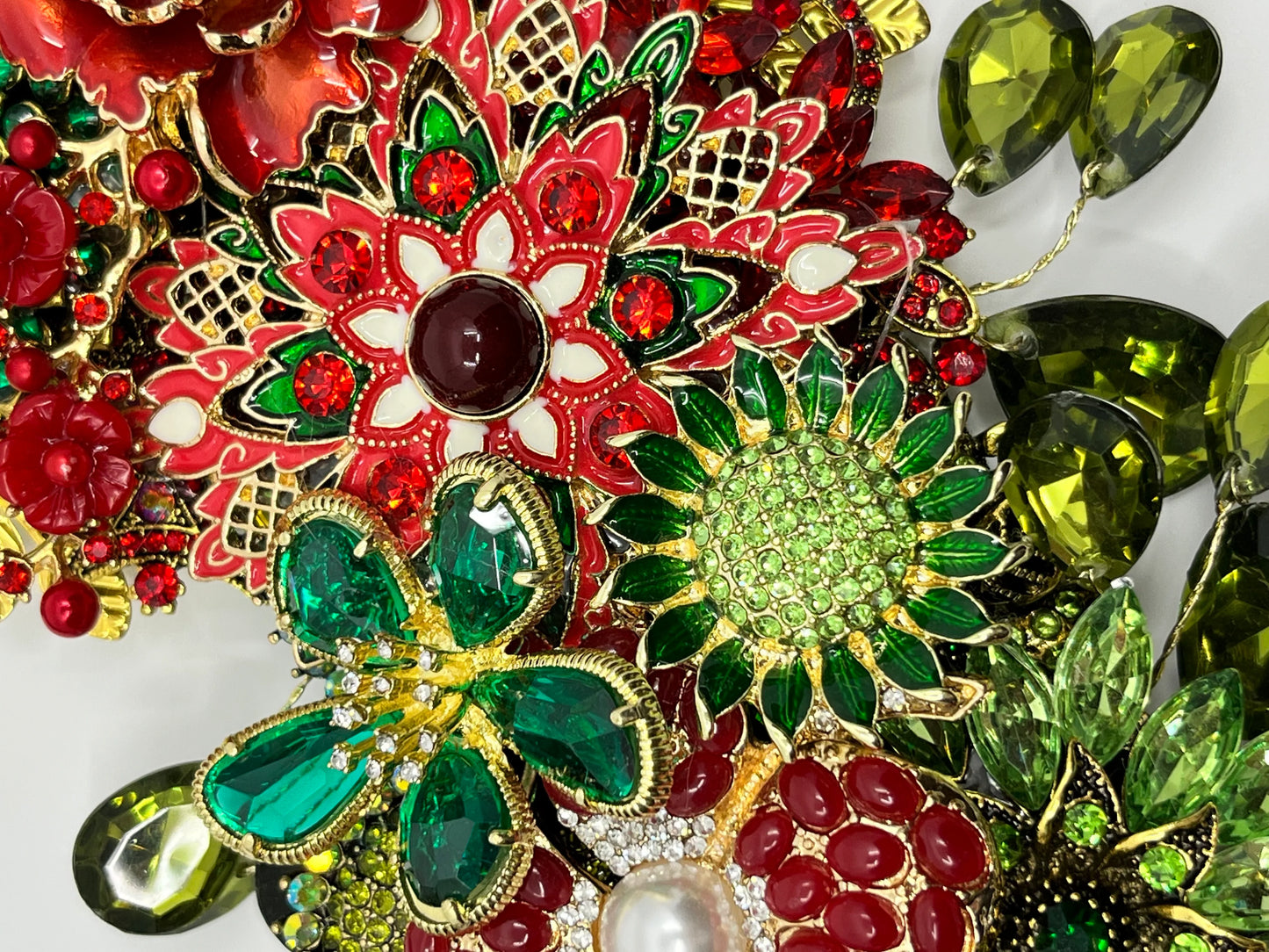 Yuletide Jeweled Wreath wreath for holiday décor and seasonal displays.
