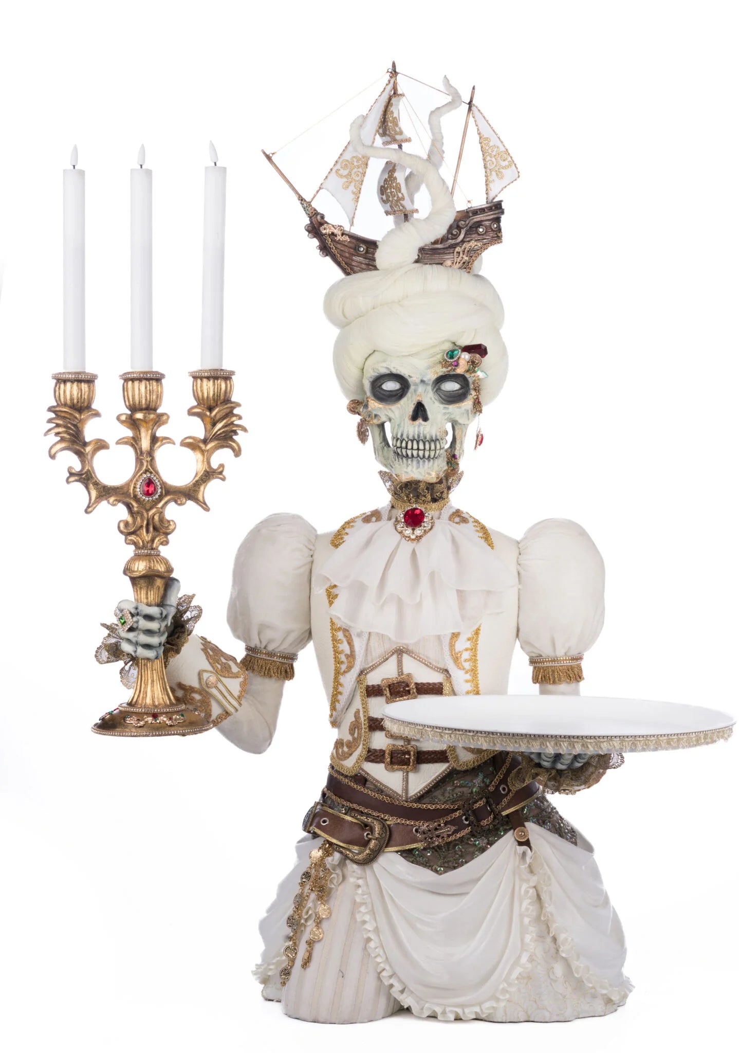Lady Adelaid Apparition With Candelabra and Tray