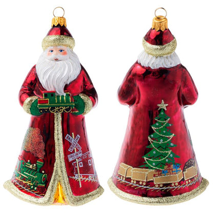 Glitterazzi Christmas Train Santa