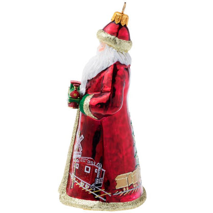 Glitterazzi Christmas Train Santa