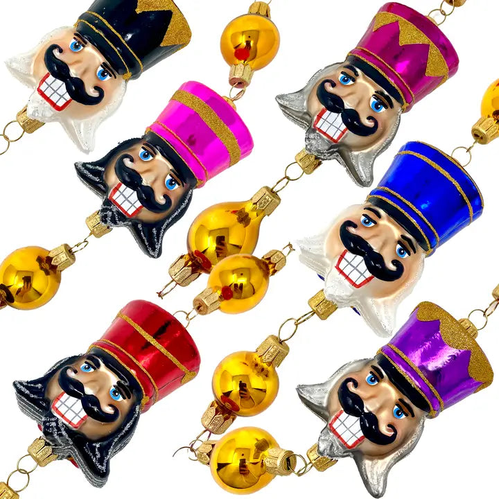 Colorful Broadway Nutcrackers Garland