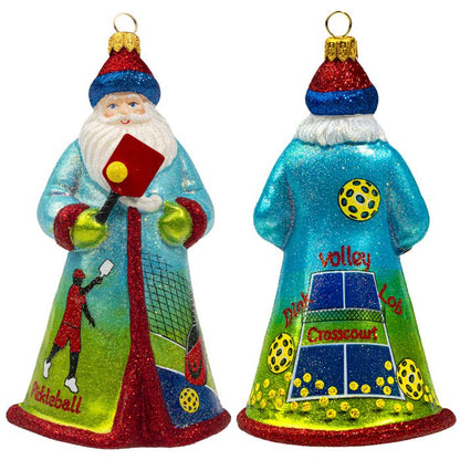 Glitterazzi Pickle Ball Santa