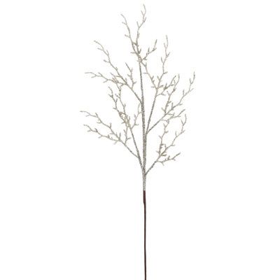 Glittered Coral Spray 35 Set of 12 sprays for holiday décor and seasonal displays.