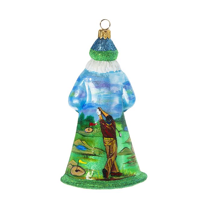 Golfing Glitterazzi Santa