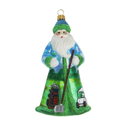 Golfing Glitterazzi Santa