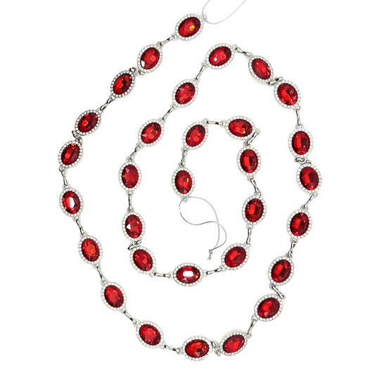 Red Rhinestone Garland