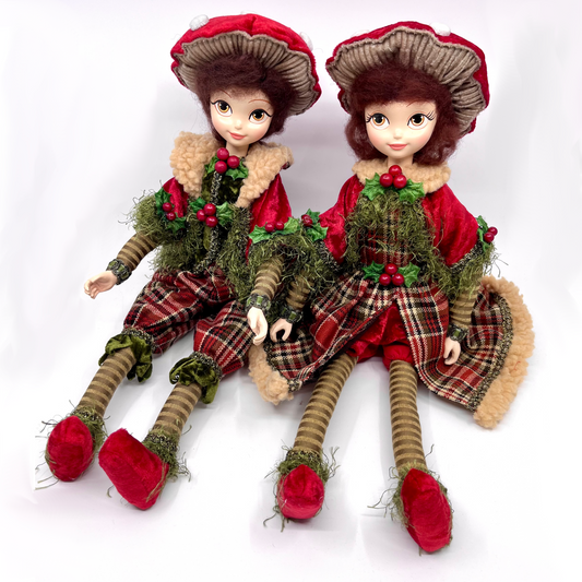 Mushroom Boy/Girl Twins Dolls
