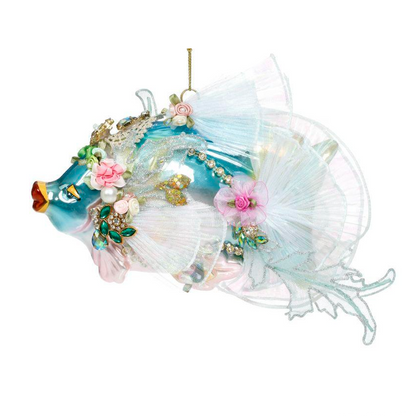 Jewel of the Sea Fish Ornament - Mark Roberts (Blue) Limited Edition