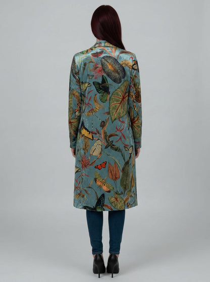 Blue Butterfly Kimono