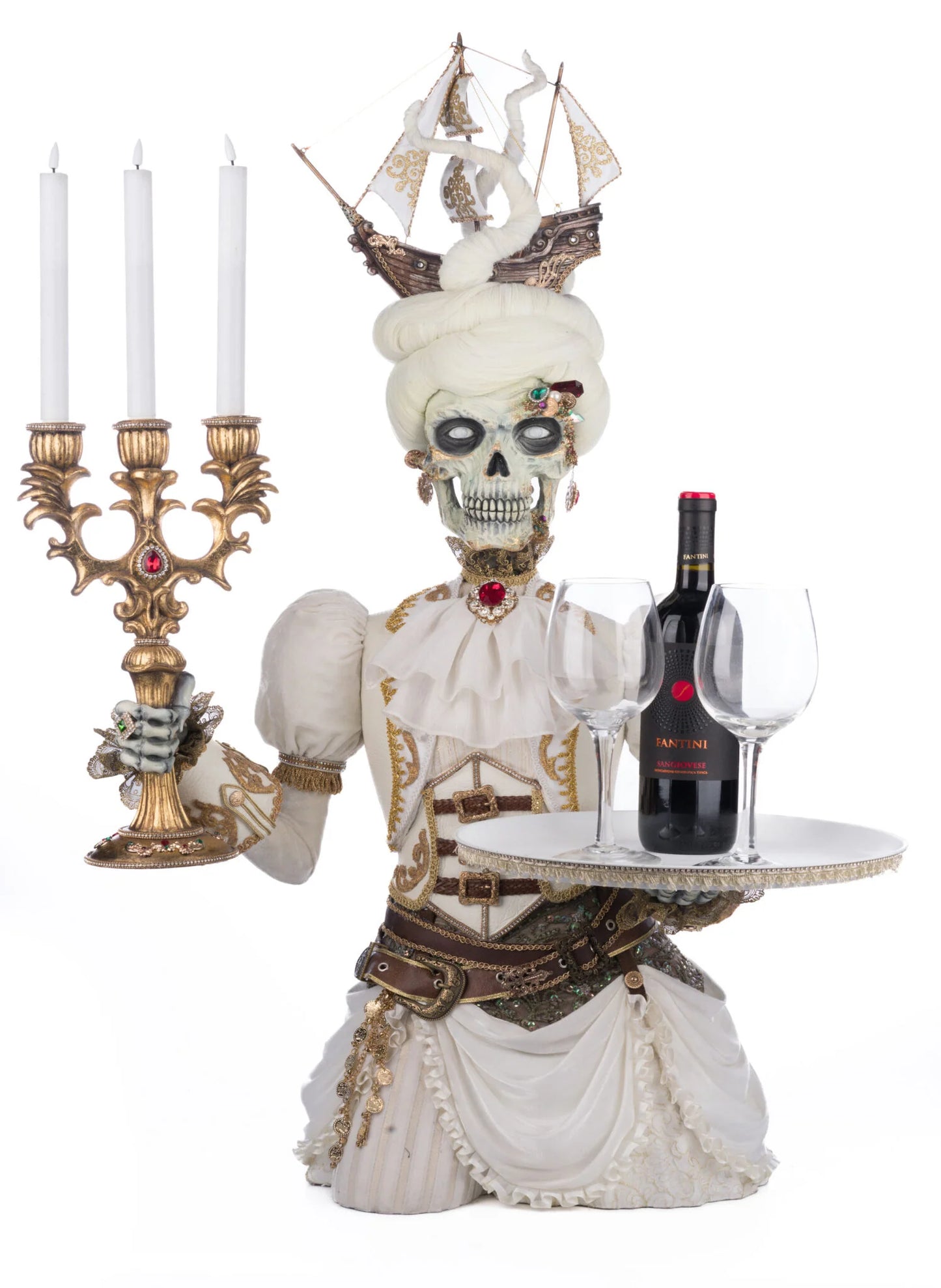 Lady Adelaid Apparition With Candelabra and Tray