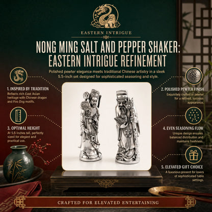 Nong Ming Salt and Pepper Shaker Set