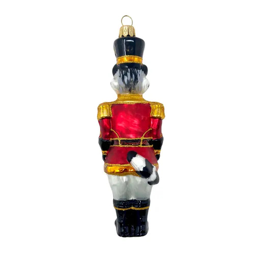 Racoon Nutcracker Ornament glass ornaments for holiday décor and seasonal displays.