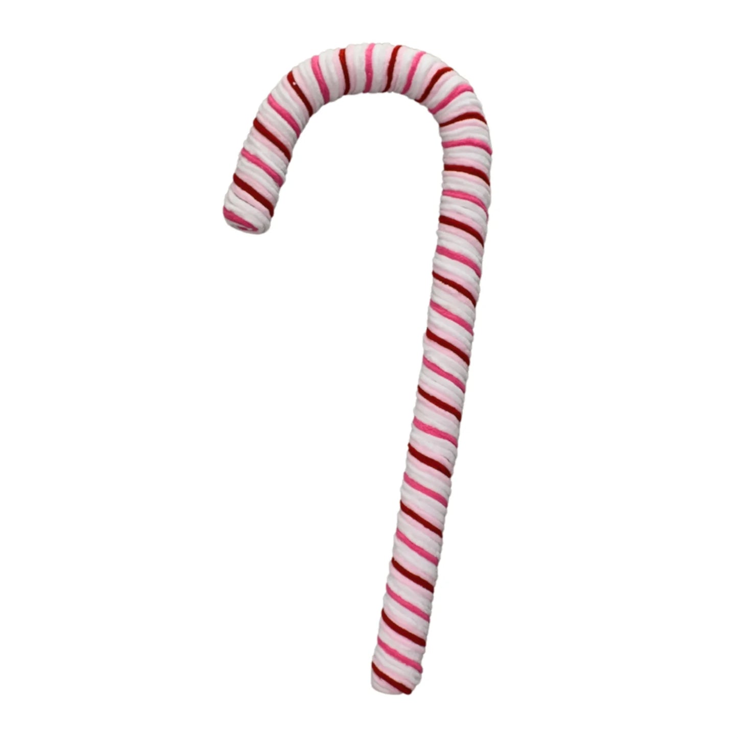 Chenille Peppermint Christmas Candy Cane decor for holiday décor and seasonal displays.