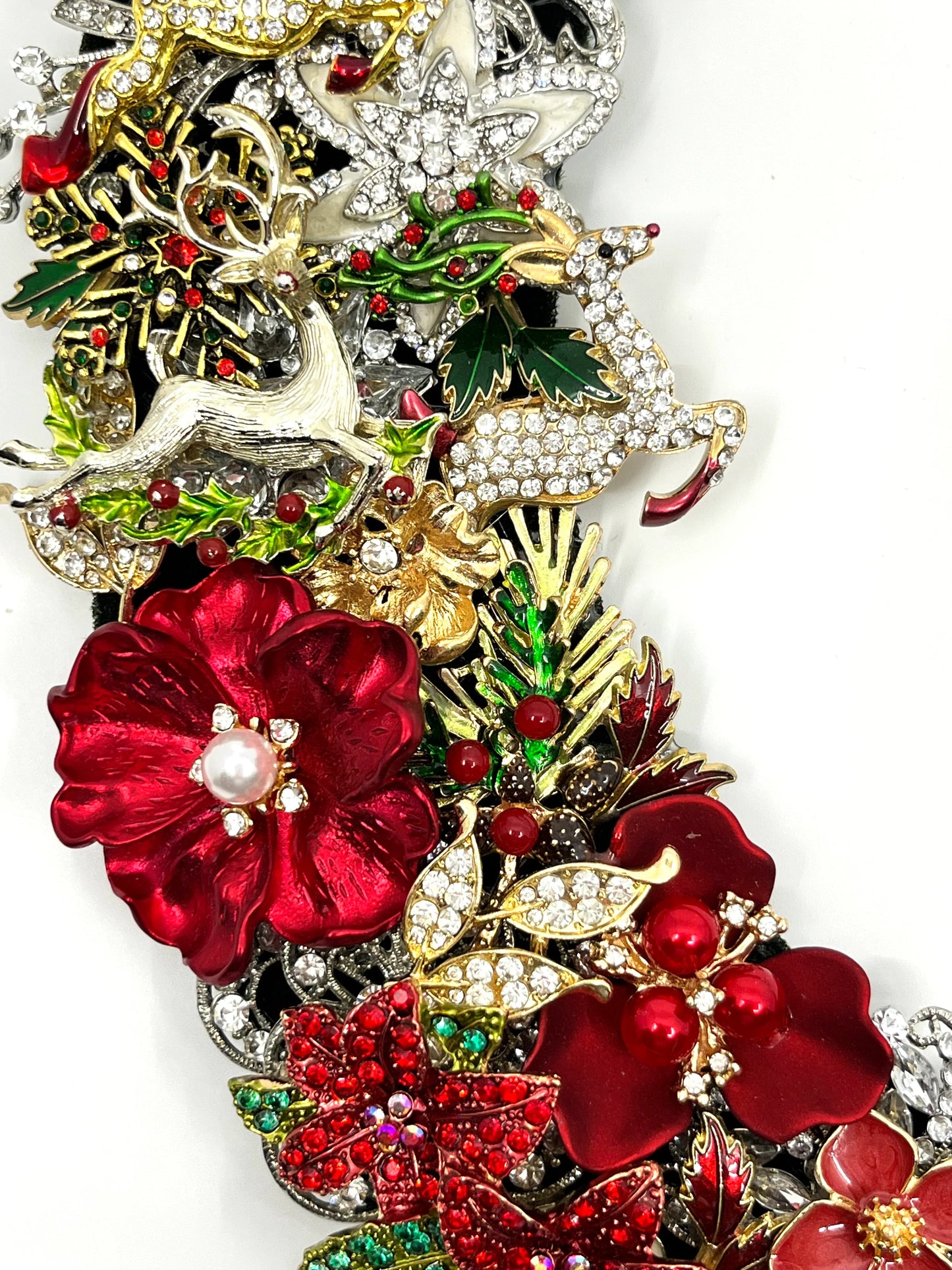 Christmas Eve Jeweled Wreath wreath for holiday décor and seasonal displays.