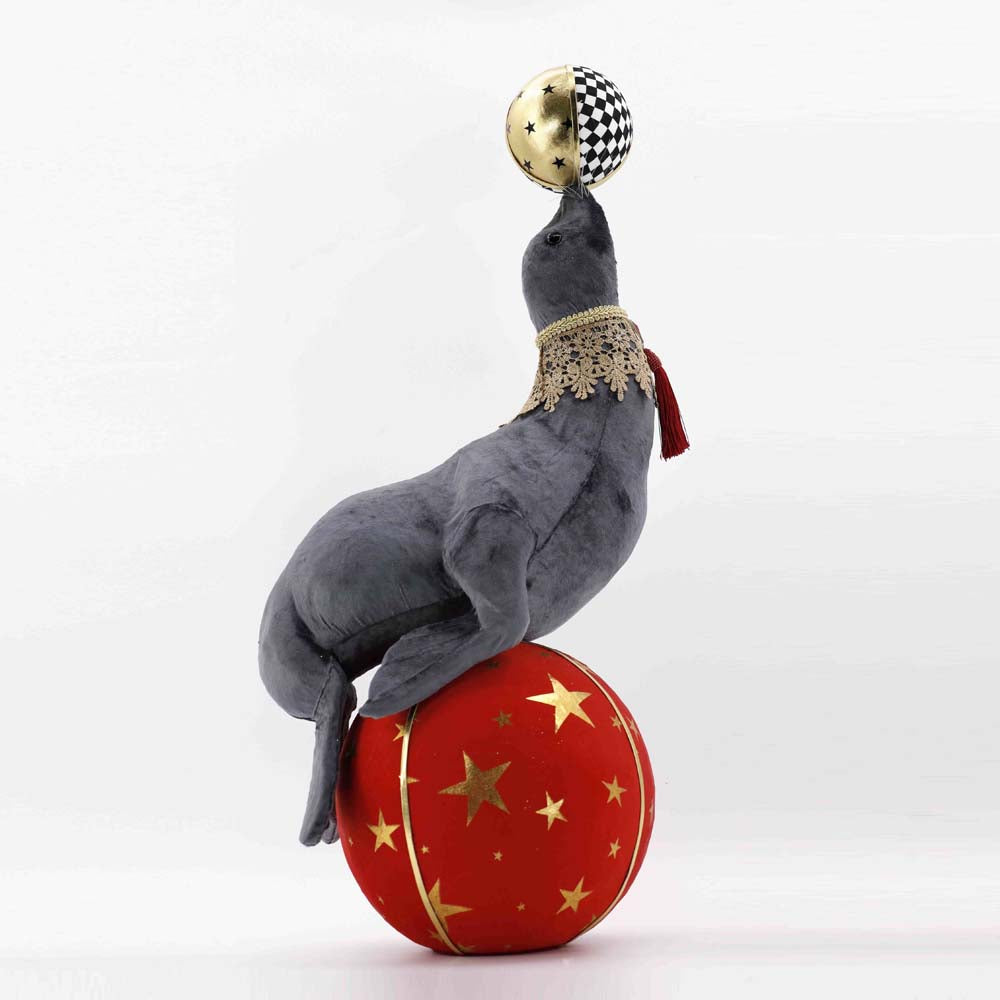 Circus Seal Holiday Decoration holiday décor item for festive seasonal displays.