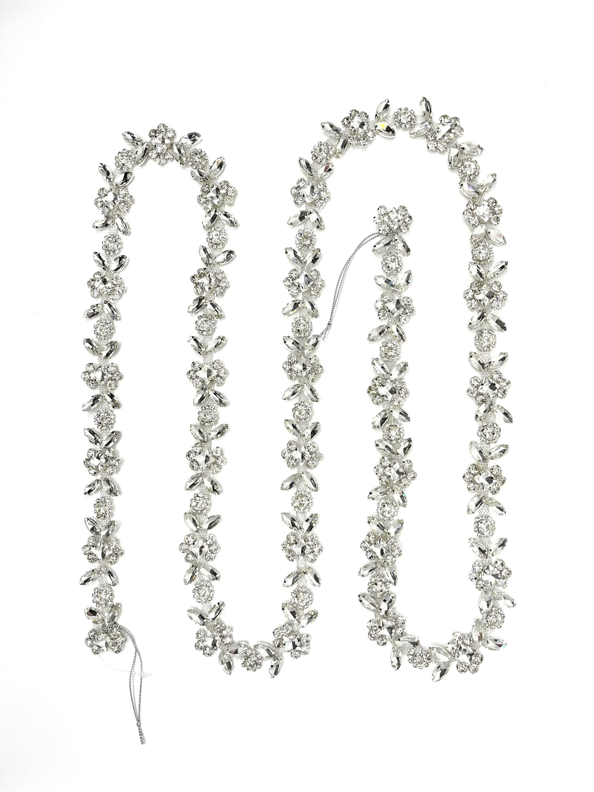 Clear Jeweled Garland 6' garland for holiday décor and seasonal displays.