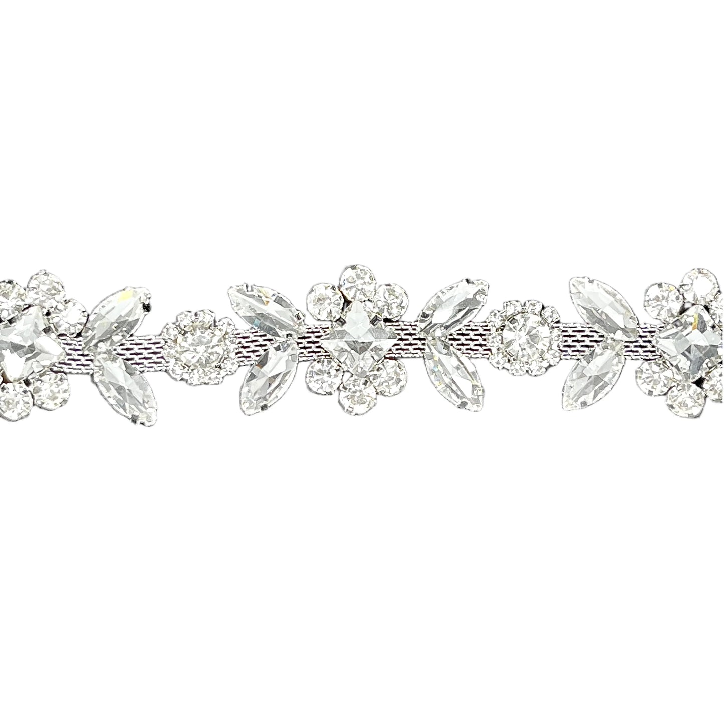 Clear Jeweled Garland 6' garland for holiday décor and seasonal displays.