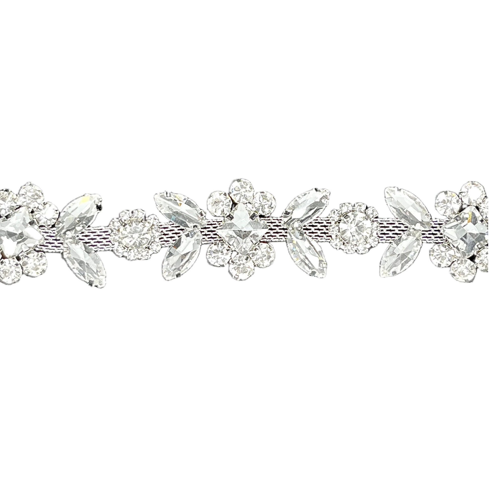 Clear Jeweled Garland 6' garland for holiday décor and seasonal displays.