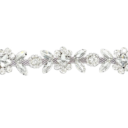 Clear Jeweled Garland 6' garland for holiday décor and seasonal displays.