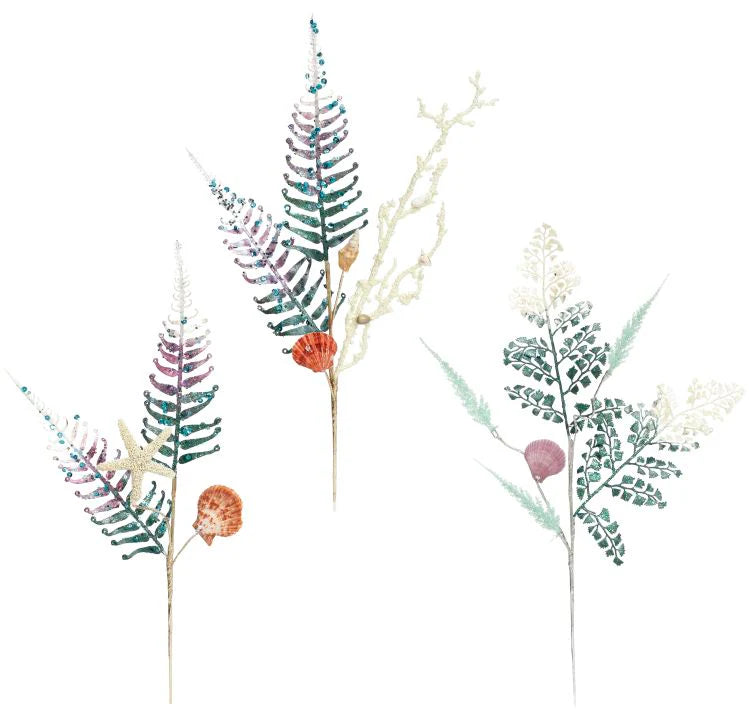 Coastal Spray, asstd. of 3 sprays for holiday décor and seasonal displays.