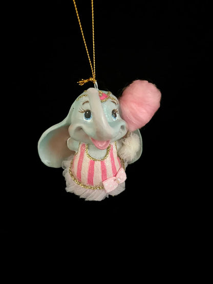 Cotton Candy Carnival Elephant Asst. 2 ornament for holiday décor and seasonal displays.