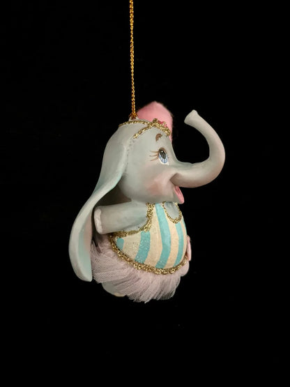 Cotton Candy Carnival Elephant Ornaments Asst. 2