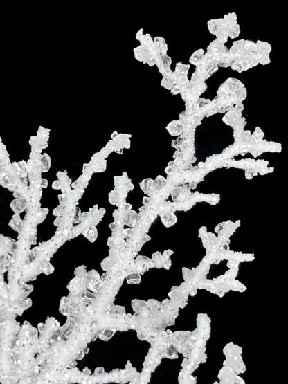 Crushed Ice Spray 33 Set of 6 spray for holiday décor and seasonal displays.