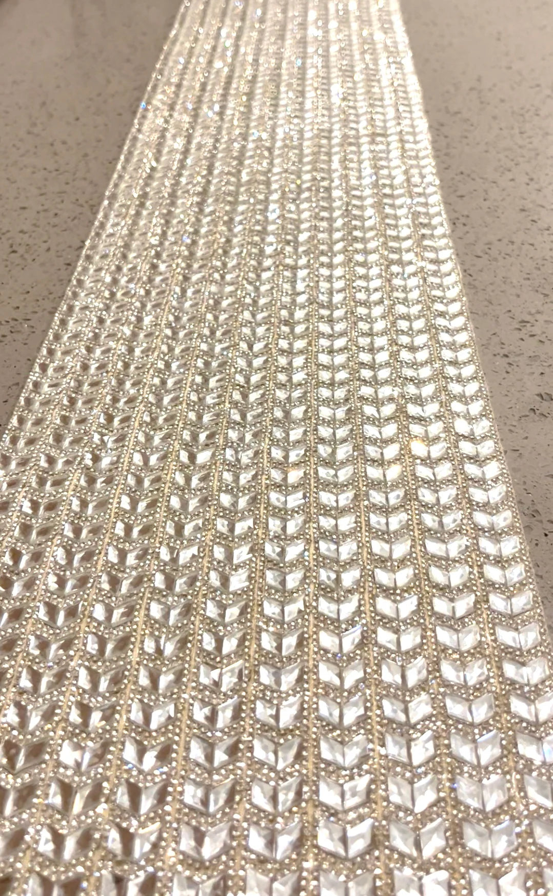 Crystal Runner holiday décor item for festive seasonal displays.