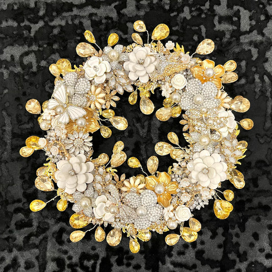 Fleur de Lis Wreath wreath for holiday décor and seasonal displays.