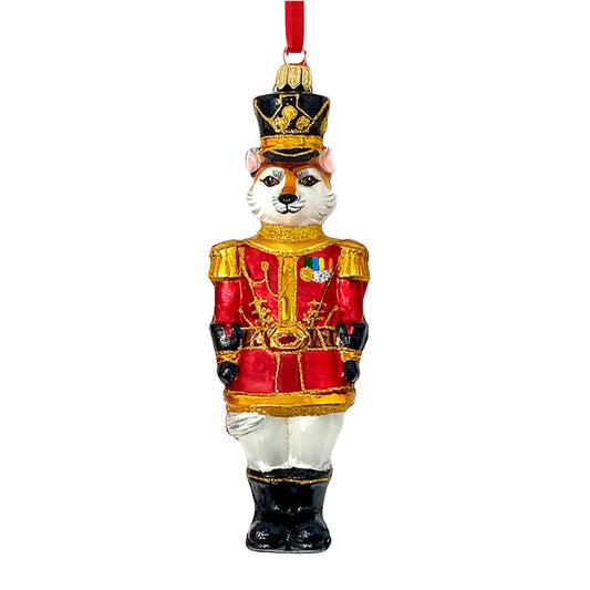 Fox Nutcracker Ornament glass ornaments for holiday décor and seasonal displays.