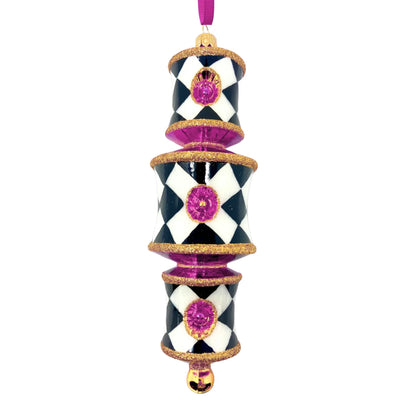 Harlequin Dazzler Ornament glass ornaments for holiday décor and seasonal displays.