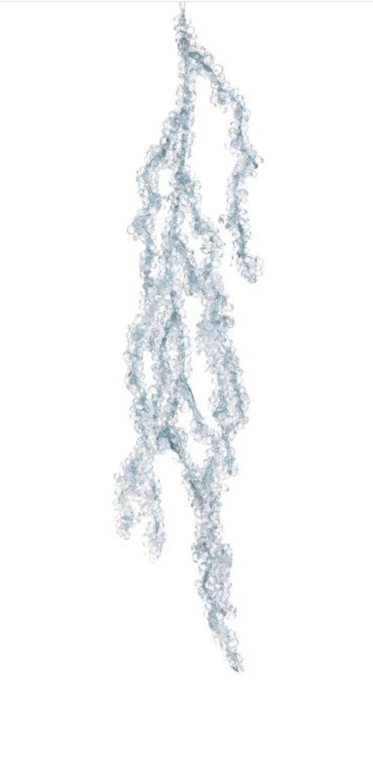 Ice Blue Ornament Set of 6 ornaments for holiday décor and seasonal displays.