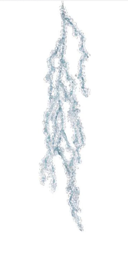 Ice Blue Ornament Set of 6 ornaments for holiday décor and seasonal displays.