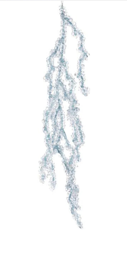 Ice Blue Ornament Set of 6 ornaments for holiday décor and seasonal displays.
