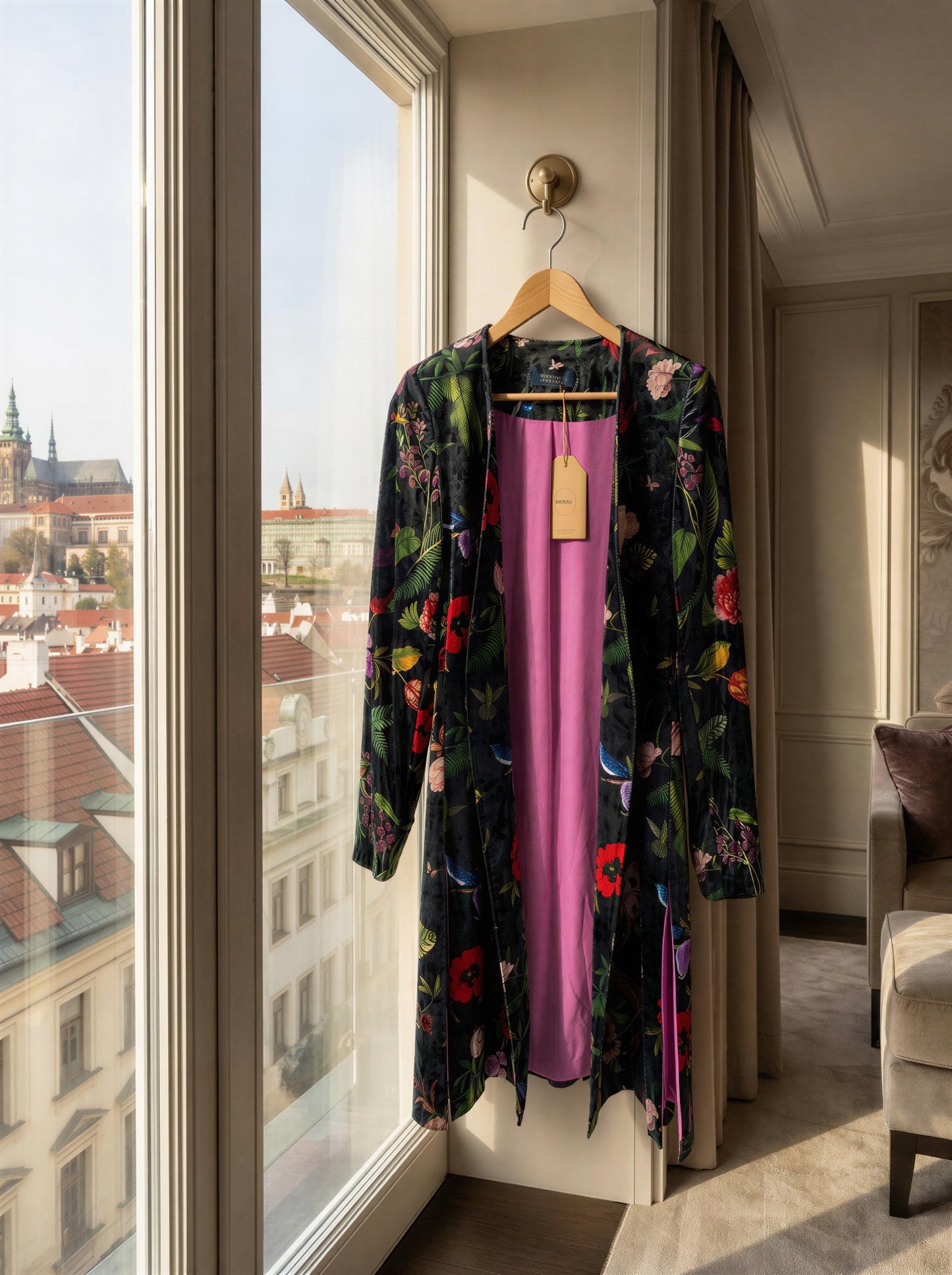 Botanical Birds Kimono