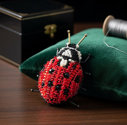 Lady Bug Brooch Pin