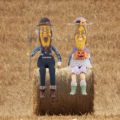Mr And Mrs Cobb Lanky Legs, asstd. of 2 decor for holiday décor and seasonal displays.