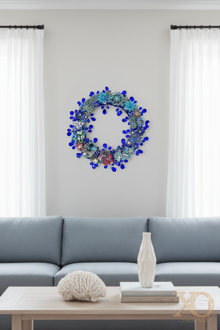Neptune's Garden Coastal Living Room Scene